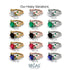 Tanzanite Blossom 14K Golden Nature Inspired Engagement Ring - Haley No. 206 image 6