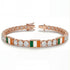 Diamond Tennis Bracelet with Ireland Flag no. 2 image 2