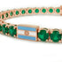 Emerald Tennis Bracelet with Argentina Flag no. 5 image 4