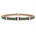 Emerald Tennis Bracelet with France Flag no. 5 image 1