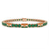 Emerald Tennis Bracelet with India Flag no. 5 image 1