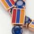 Sapphire Tennis Bracelet with Armenia Flag no. 14 image 3