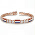 Diamond Tennis Bracelet with Netherlands Flag no. 2 image 2