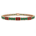 Emerald Tennis Bracelet with Morocco Flag no. 5 image 1