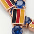 Sapphire Tennis Bracelet with Germany Flag no. 14 image 3