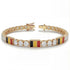 Diamond Tennis Bracelet with Belgium Flag no. 1 image 2