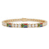Diamond Tennis Bracelet with South Africa Flag no. 1 image 1