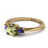 Classic Three Stone Peridot Engagement Ring - Valentina No. 713 image 3