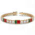 Diamond Tennis Bracelet with Portugal Flag no. 1 image 2