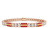 Diamond Tennis Bracelet with Spain Flag no. 2 image 1