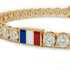 Diamond Tennis Bracelet with France Flag no. 1 image 4