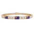 Diamond Tennis Bracelet with Australia Flag no. 1 image 1