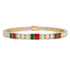 Diamond Tennis Bracelet with Portugal Flag no. 1 image 1