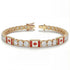 Diamond Tennis Bracelet with Canada Flag no. 1 image 2