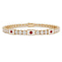 Diamond Tennis Bracelet with Japan Flag no. 1 image 1