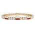 Diamond Tennis Bracelet with Poland Flag no. 1 image 1