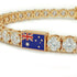 Diamond Tennis Bracelet with Australia Flag no. 1 image 4