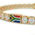 Diamond Tennis Bracelet with South Africa Flag no. 1 image 4