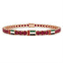 Ruby Tennis Bracelet with United Arab Emirates Flag no. 11 image 1