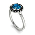 1ct Round Blue Topaz Engagement Ring - Natalia No. 509 image 3