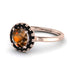 1ct Round Brown Diamond Engagement Ring - Natalia No. 1108 image 1