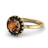 1ct Round Brown Diamond Engagement Ring - Natalia No. 1107 image 1