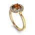 1ct Round Brown Diamond Engagement Ring - Natalia No. 1101 image 3