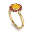 1ct Round Citrine Engagement Ring - Natalia No. 610 image 2