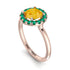 1ct Round Citrine Engagement Ring - Natalia No. 605 image 2