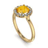 1ct Round Citrine Engagement Ring - Natalia No. 601 image 2
