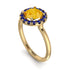1ct Round Citrine Engagement Ring - Natalia No. 613 image 2