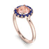 1ct Round Morganite Engagement Ring - Natalia No. 914 image 2