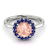 1ct Round Morganite Engagement Ring - Natalia No. 915 image 2