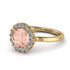 1ct Round Morganite Engagement Ring - Natalia No. 901 image 1