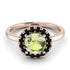 1ct Round Peridot Engagement Ring - Natalia No. 708 image 2