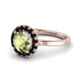 1ct Round Peridot Engagement Ring - Natalia No. 708 image 1