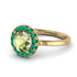1ct Round Peridot Engagement Ring - Natalia No. 704 image 1