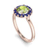 1ct Round Peridot Engagement Ring - Natalia No. 714 image 3