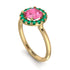 1ct Round Pink Moissanite Engagement Ring - Natalia No. 804 image 2