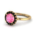1ct Round Pink Moissanite Engagement Ring - Natalia No. 807 image 1