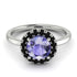 1ct Round Tanzanite Engagement Ring - Natalia No. 209 image 2
