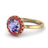 1ct Round Tanzanite Engagement Ring - Natalia No. 210 image 1