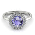 1ct Round Tanzanite Engagement Ring - Natalia No. 203 image 2