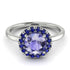 1ct Round Tanzanite Engagement Ring - Natalia No. 215 image 2