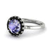 1ct Round Tanzanite Engagement Ring - Natalia No. 209 image 1