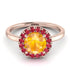 1ct Round Yellow Diamond Engagement Ring - Natalia No. 1011 image 3
