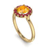 1ct Round Yellow Diamond Engagement Ring - Natalia No. 1010 image 2