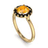 1ct Round Yellow Diamond Engagement Ring - Natalia No. 1007 image 2