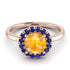 1ct Round Yellow Diamond Engagement Ring - Natalia No. 1014 image 3