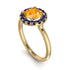 1ct Round Yellow Diamond Engagement Ring - Natalia No. 1013 image 2